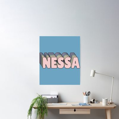 Nessa Name Poster Official Nessa Barrett Merch