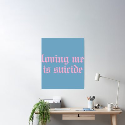 Nessa Barrett. Loving Me Is Suicide Poster Official Nessa Barrett Merch