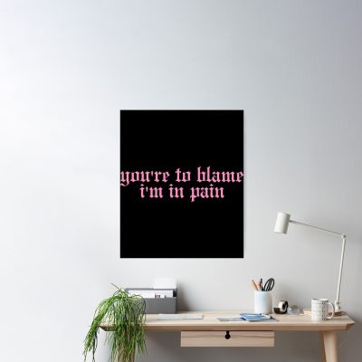 Nessa Barrett. You_Re To Blame I_M In Pain Poster Official Nessa Barrett Merch