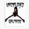 Unemployed Girlfriend Nessa Barrett Music Merch Poster Official Nessa Barrett Merch