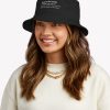 Nessa Barrett Aesthetic Quote Lyrics Motivational Black Bucket Hat Official Nessa Barrett Merch