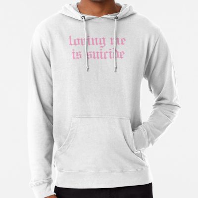 Nessa Barrett. Loving Me Is Suicide Hoodie Official Nessa Barrett Merch