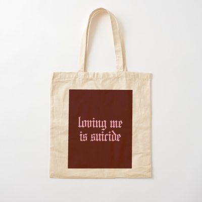 Nessa Barrett. Loving Me Is Suicide Tote Bag Official Nessa Barrett Merch