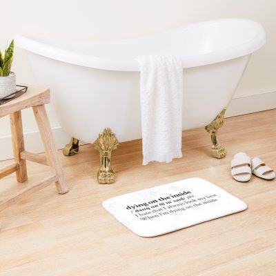 Nessa Barrett Aesthetic Quote Lyrics Motivational Bath Mat Official Nessa Barrett Merch