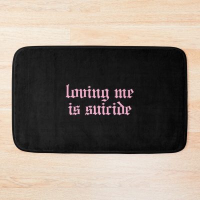 Nessa Barrett. Loving Me Is Suicide Bath Mat Official Nessa Barrett Merch