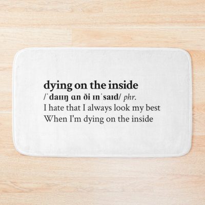 Nessa Barrett Aesthetic Quote Lyrics Motivational Bath Mat Official Nessa Barrett Merch