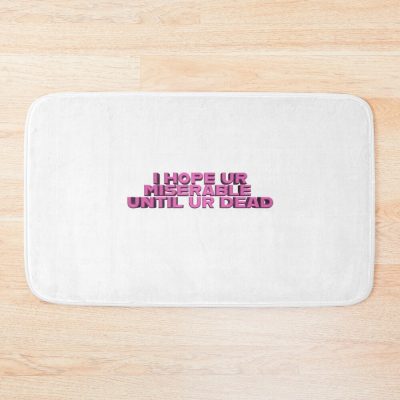 I Hope Your Miserable Until Your Dead - Nessa Barrett Bath Mat Official Nessa Barrett Merch