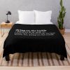 Nessa Barrett Aesthetic Quote Lyrics Motivational Black Throw Blanket Official Nessa Barrett Merch