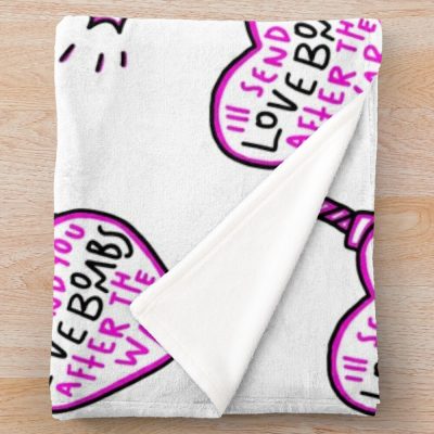 Lovebomb Nessa Barrett Throw Blanket Official Nessa Barrett Merch