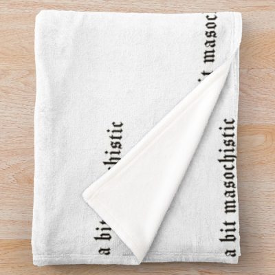 A Bit Masochistic - Nessa Barrett Lyrics Throw Blanket Official Nessa Barrett Merch