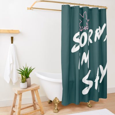 Nessa Barrett Merch Sorry Im Shy Shower Curtain Official Nessa Barrett Merch