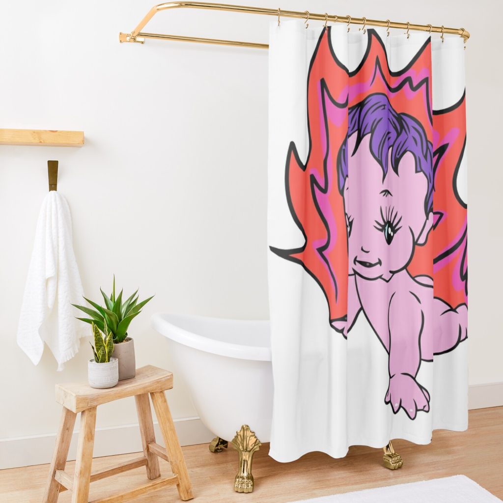 Nessa Barrett Design Shower Curtain Official Nessa Barrett Merch