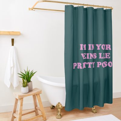 Pretty Poison - Nessa Barrett Shower Curtain Official Nessa Barrett Merch