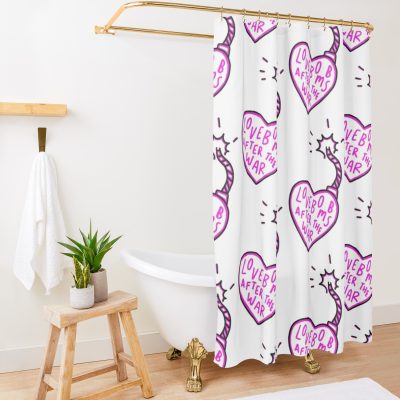 Lovebomb Nessa Barrett Shower Curtain Official Nessa Barrett Merch