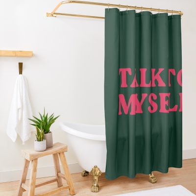 Talk To Myself - Nessa Barrett Shower Curtain Official Nessa Barrett Merch