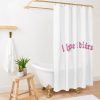 I Hope I Die First - Nessa Barrett Lyrics Shower Curtain Official Nessa Barrett Merch