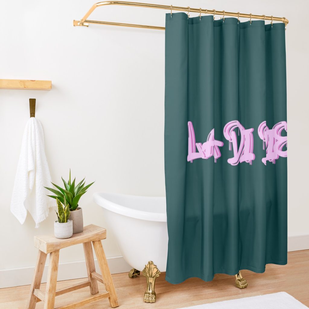 La Di Die - Nessa Barrett Shower Curtain Official Nessa Barrett Merch