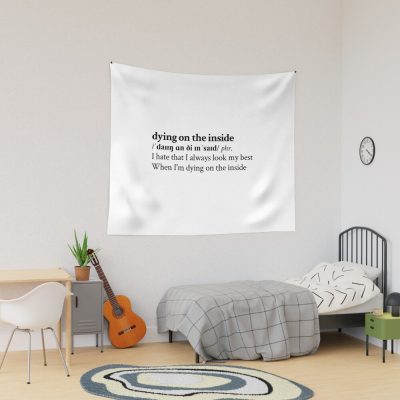 Nessa Barrett Aesthetic Quote Lyrics Motivational Tapestry Official Nessa Barrett Merch