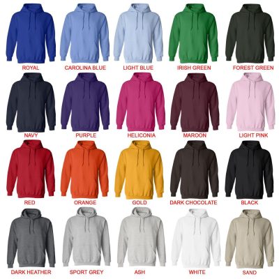 hoodie color chart - Nessa Barrett Shop