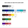 tank top color chart - Nessa Barrett Shop