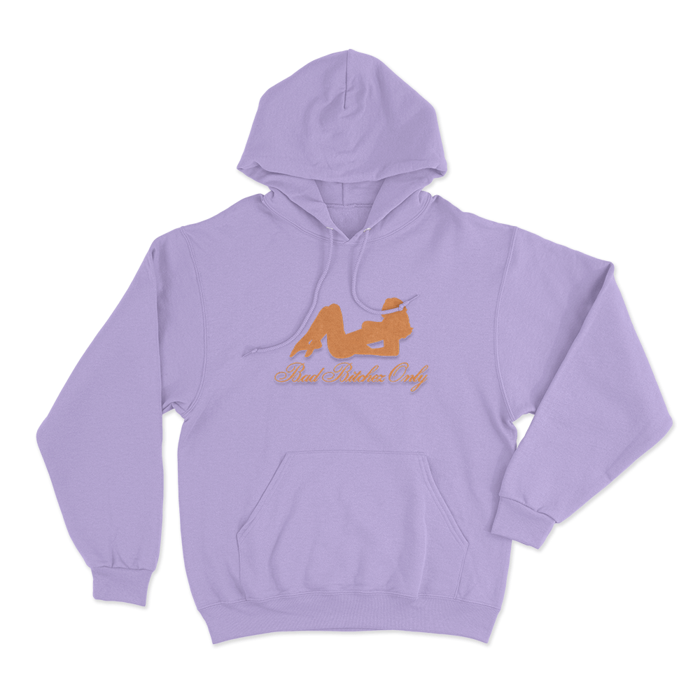 Bad Bitches Only Unisex Hoodie Purple Bad Bitches Only Unisex Hoodie Purple