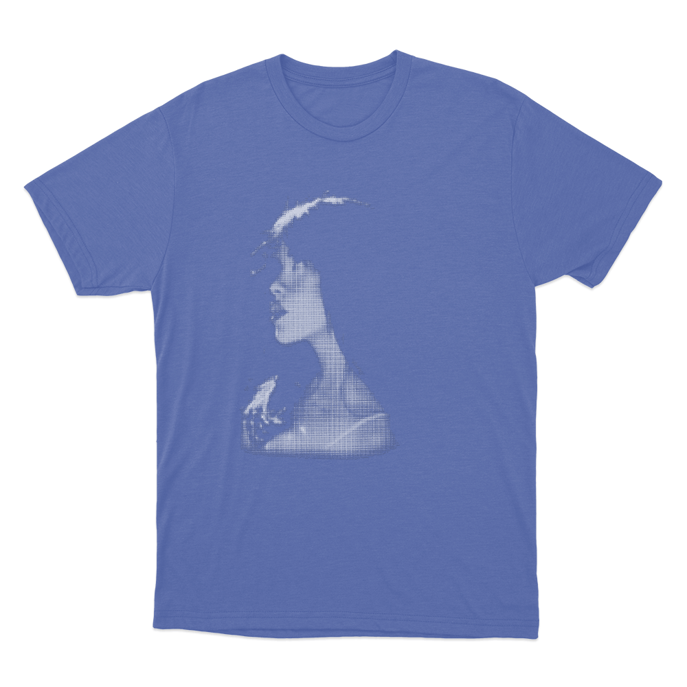 Nessa Profile Photo Unisex T Shirt Blue Nessa Profile Photo Unisex T Shirt Blue