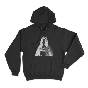 Photo Negative Unisex Hoodie Black