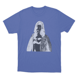 Photo Negative Unisex T Shirt Blue